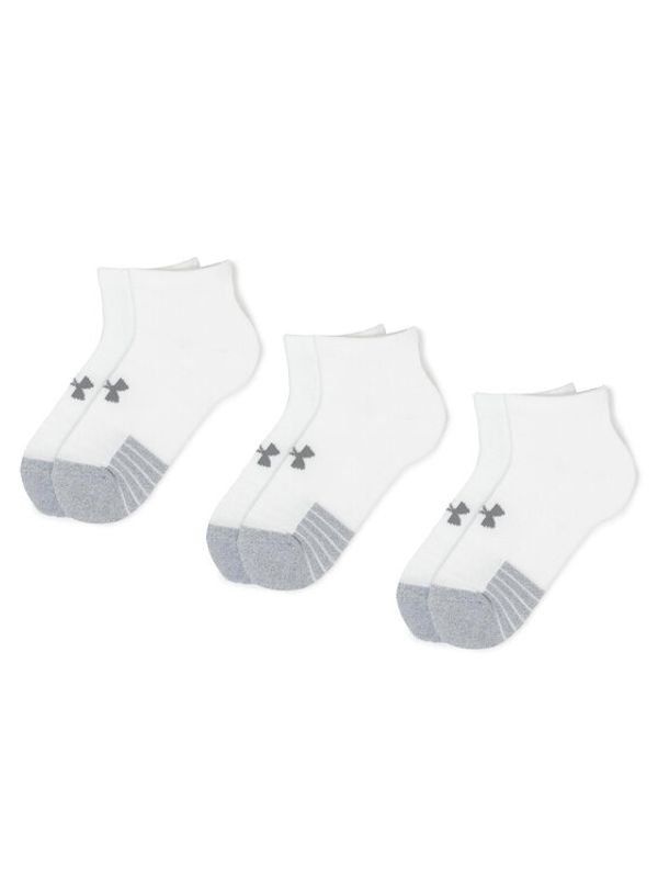 Under Armour Under Armour Set od 3 para unisex visokih čarapa Heatgear Lo Cut Sock 1346753-100 Bijela