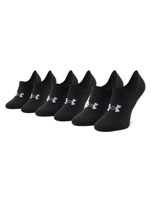 Under Armour Under Armour Set od 3 para unisex visokih čarapa niskih čarapa Ua Ultra Lo 1351784-001 Crna