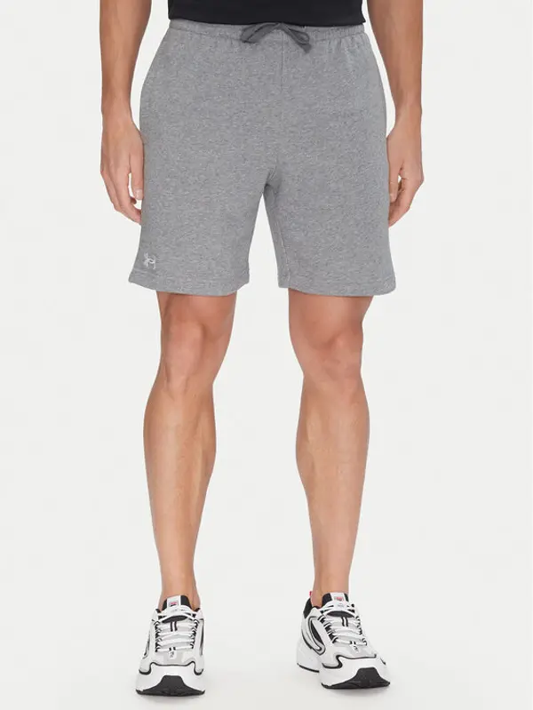 Under Armour Under Armour Sportske kratke hlače Rival 1379779 Siva Regular Fit