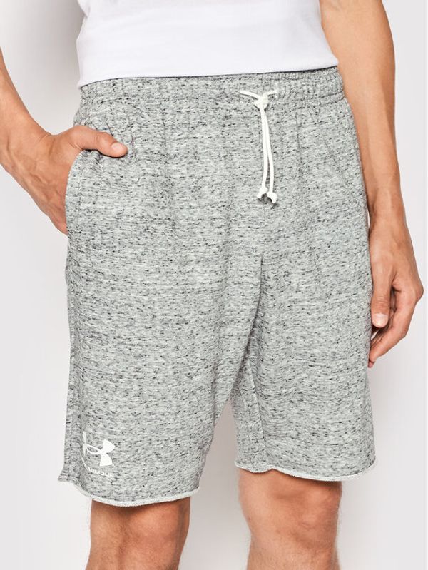 Under Armour Under Armour Sportske kratke hlače Rival Terry 1361631 Siva Regular Fit