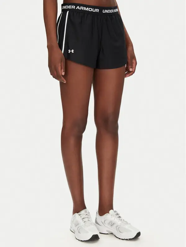 Under Armour Under Armour Sportske kratke hlače Tech™ Play Up 1389882 Crna Regular Fit