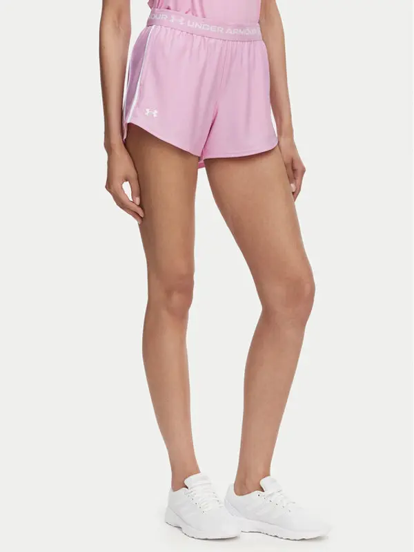 Under Armour Under Armour Sportske kratke hlače Tech™ Play Up 1389882 Svijetlo roza Regular Fit