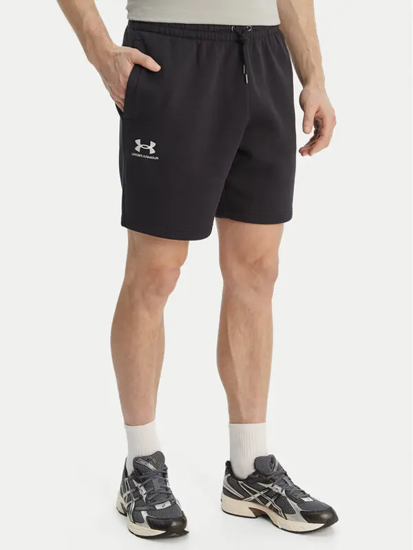 Under Armour Under Armour Sportske kratke hlače UA Icon Fleece 1380377 Crna Regular Fit
