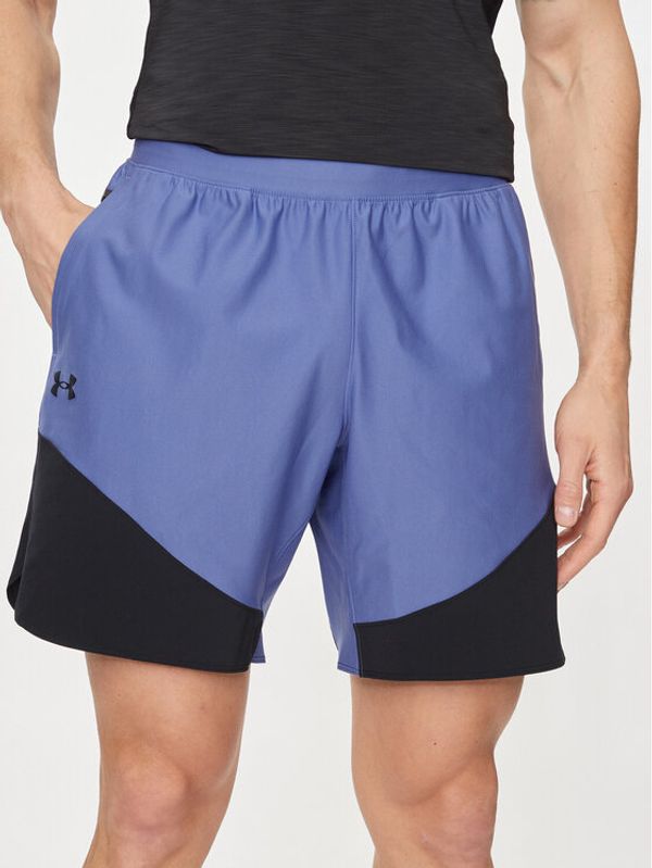 Under Armour Under Armour Sportske kratke hlače Ua Peak Woven Hybrid Short 1383348-561 Plava Fitted Fit