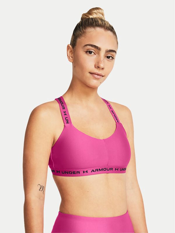 Under Armour Under Armour Sportski grudnjak Crossback Low 1361033-686 Ružičasta Compression Fit