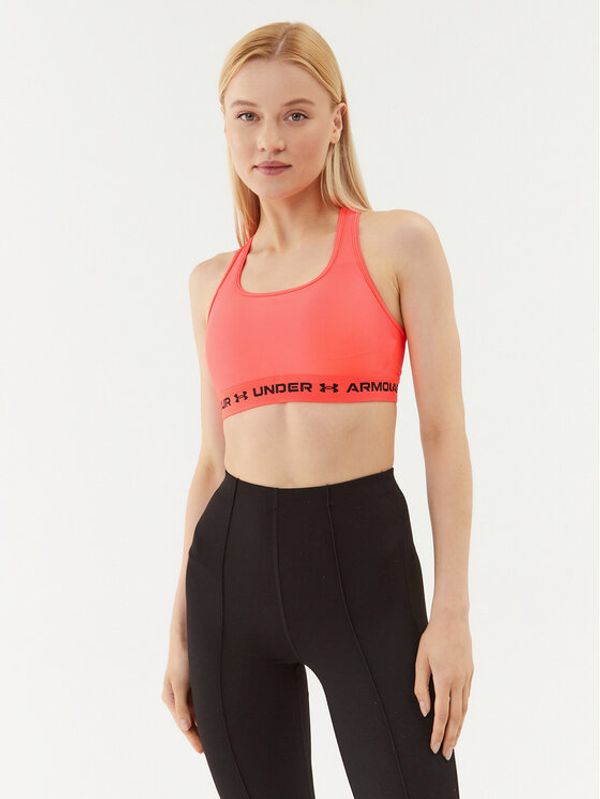 Under Armour Under Armour Sportski grudnjak Ua Crossback Mid Bra 1361034 Crvena Compression Fit