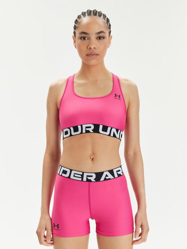 Under Armour Under Armour Sportski grudnjak Ua Hg Authentics Mid Branded 1383544-686 Ružičasta Compression Fit