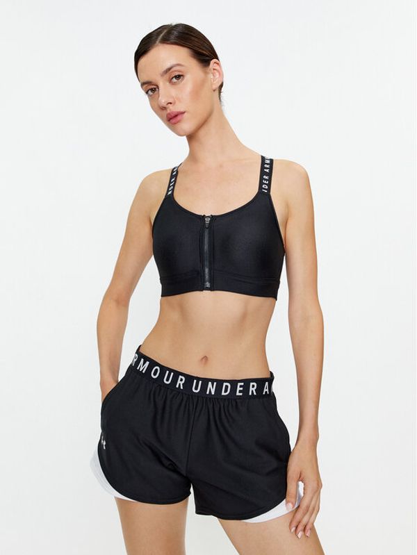 Under Armour Under Armour Sportski grudnjak Ua Infinity High Bra Zip 1373860 Crna Fitted Fit