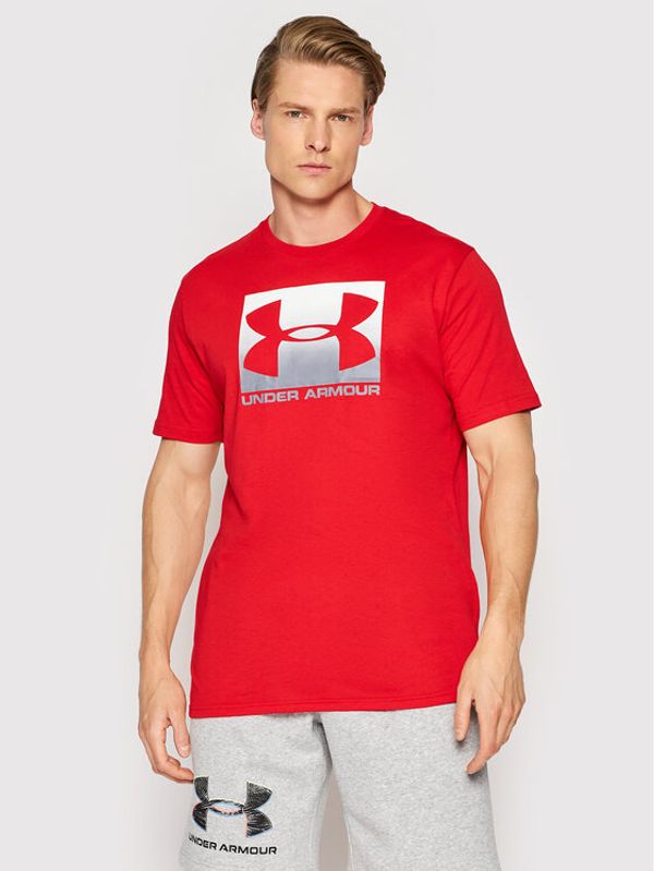 Under Armour Under Armour T-shirt Ua Boxed Sportstyle 1329581 Crvena Loose Fit