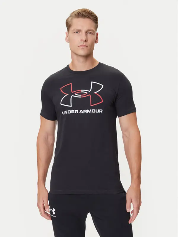 Under Armour Under Armour T-shirt Ua Gl Foundation Update Ss 1382915-001 Crna Loose Fit