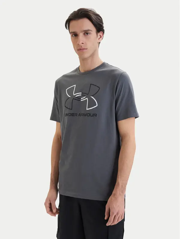Under Armour Under Armour T-shirt Ua Gl Foundation Update Ss 1382915 Siva Loose Fit