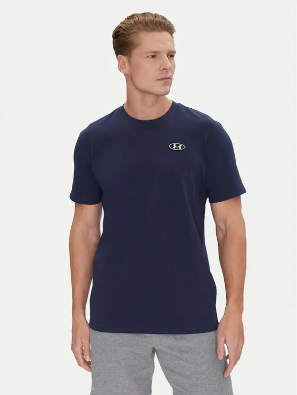 Under Armour Under Armour T-shirt Ua Hw Lc Patch Ss 1382902 Tamnoplava Loose Fit