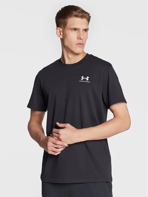 Under Armour Under Armour T-shirt Ua Logo Embroidered 1373997 Crna Relaxed Fit