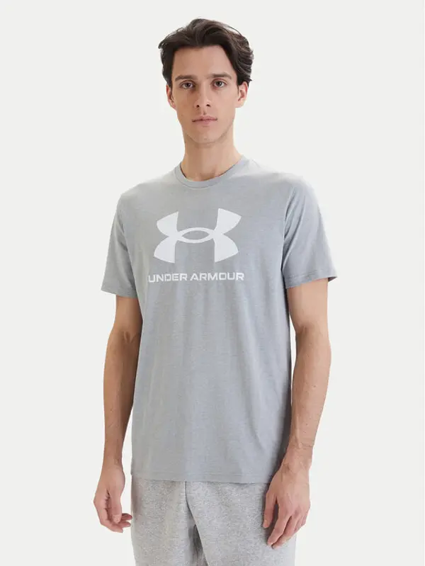 Under Armour Under Armour T-shirt Ua Sportstyle Logo Update Ss 1382911 Siva Loose Fit