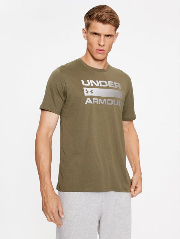 Under Armour Under Armour T-shirt Ua Team Issue Wordmark Ss 1329582 Kaki Loose Fit