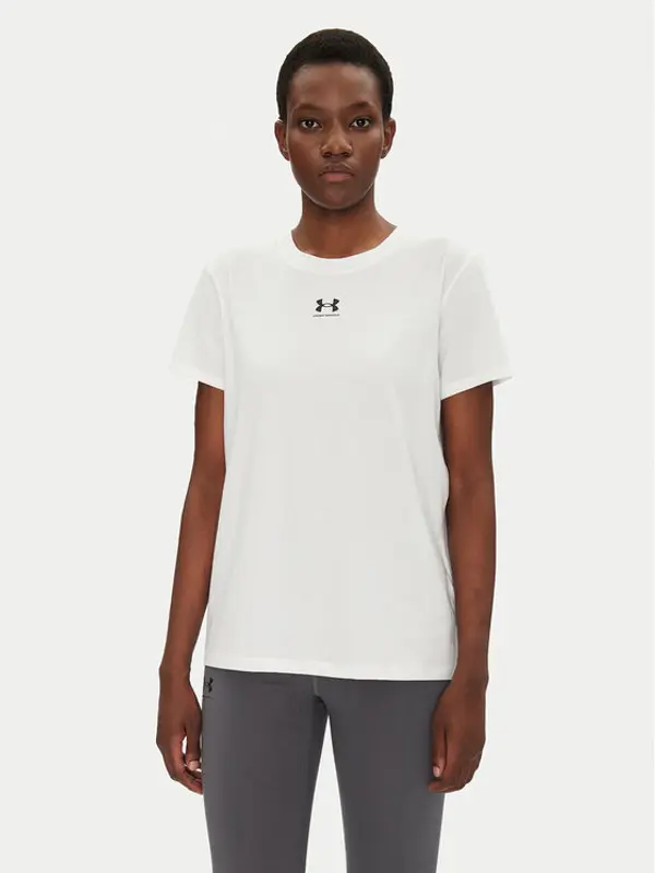 Under Armour Under Armour Tehnička majica Rival Core 1383648 Bijela Regular Fit