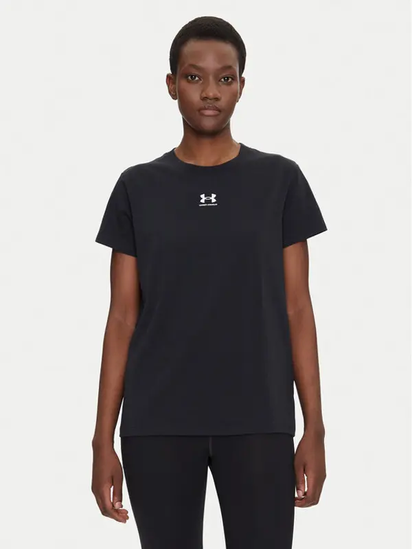 Under Armour Under Armour Tehnička majica Rival Core 1383648 Crna Regular Fit