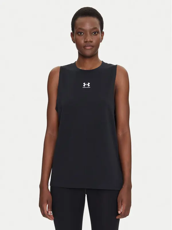 Under Armour Under Armour Tehnička majica Rival Muscle 1383659 Crna Regular Fit