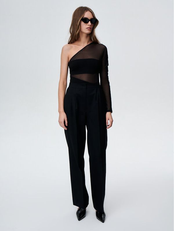 Undress Code Undress Code Hlače Dolce 602 Crna Relaxed Fit