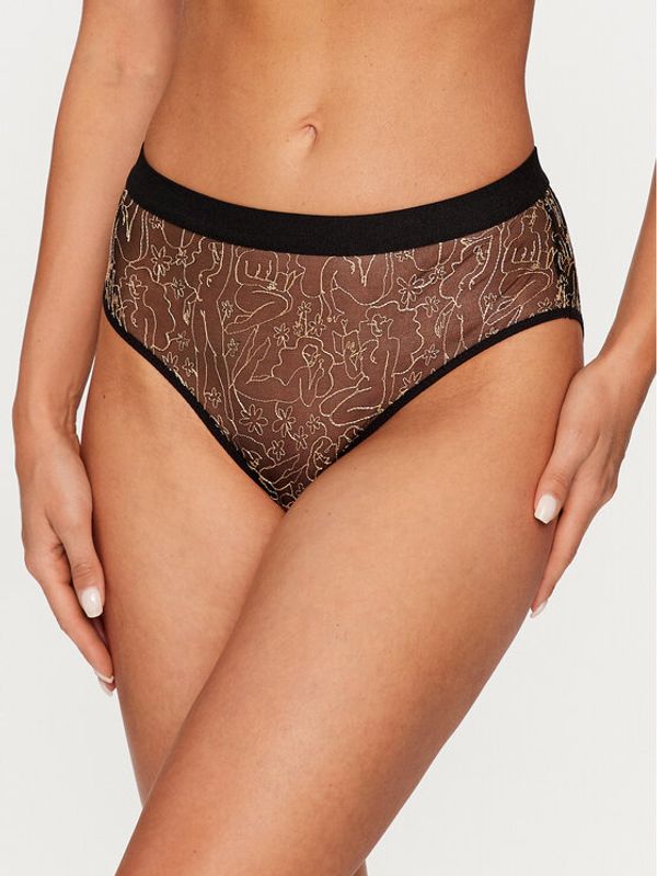 Undress Code Undress Code Klasične gaćice s visokim strukom Modern Love 579 Crna