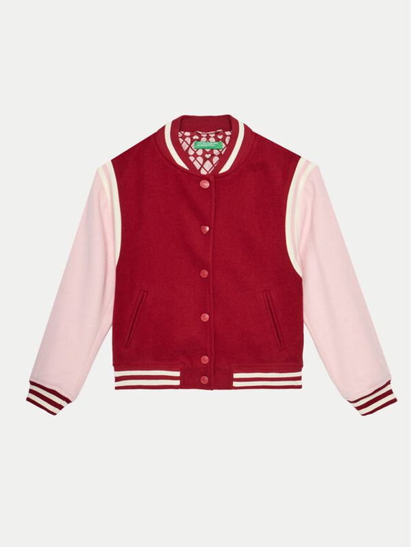 United Colors Of Benetton United Colors Of Benetton Bomber 20PYCN04P Tamnocrvena Regular Fit
