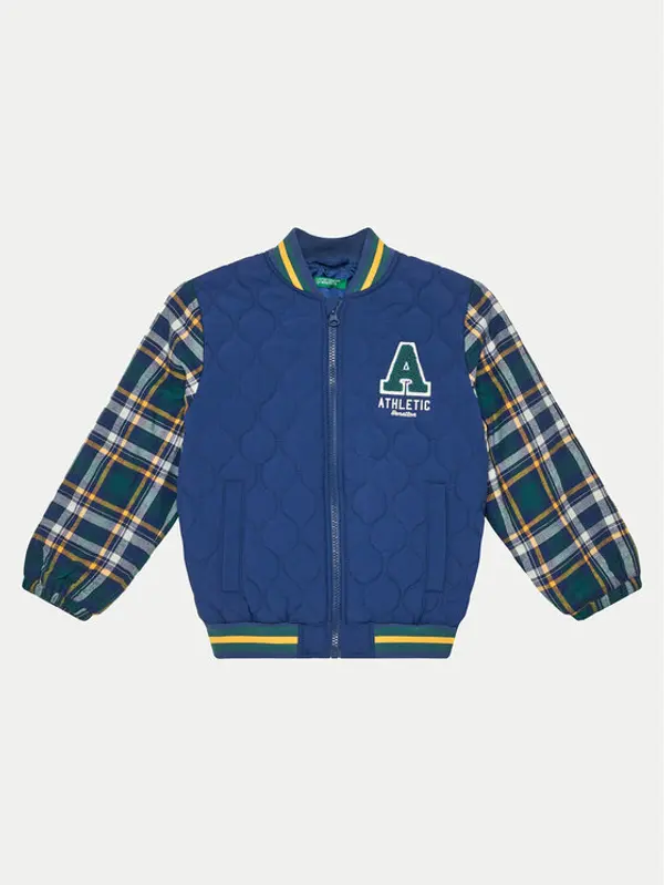 United Colors of Benetton United Colors Of Benetton Bomber 240XGN02U Tamnoplava Regular Fit