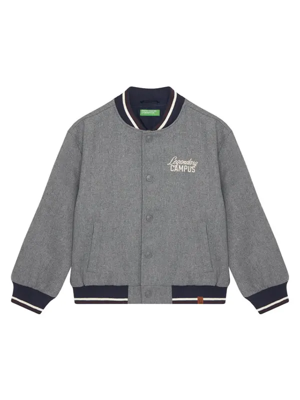 United Colors of Benetton United Colors Of Benetton Bomber 2LLUCN06G Siva Regular Fit