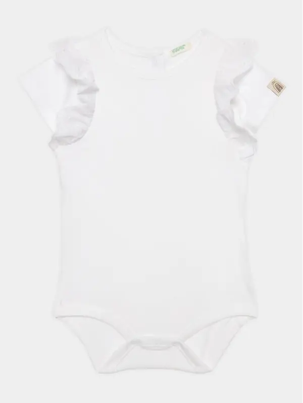United Colors of Benetton United Colors Of Benetton Dječje body 3P4ZAB00D Bijela Regular Fit