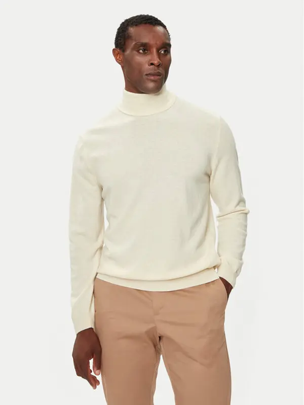 United Colors of Benetton United Colors Of Benetton Dolčevita 1002U2180 Écru Regular Fit