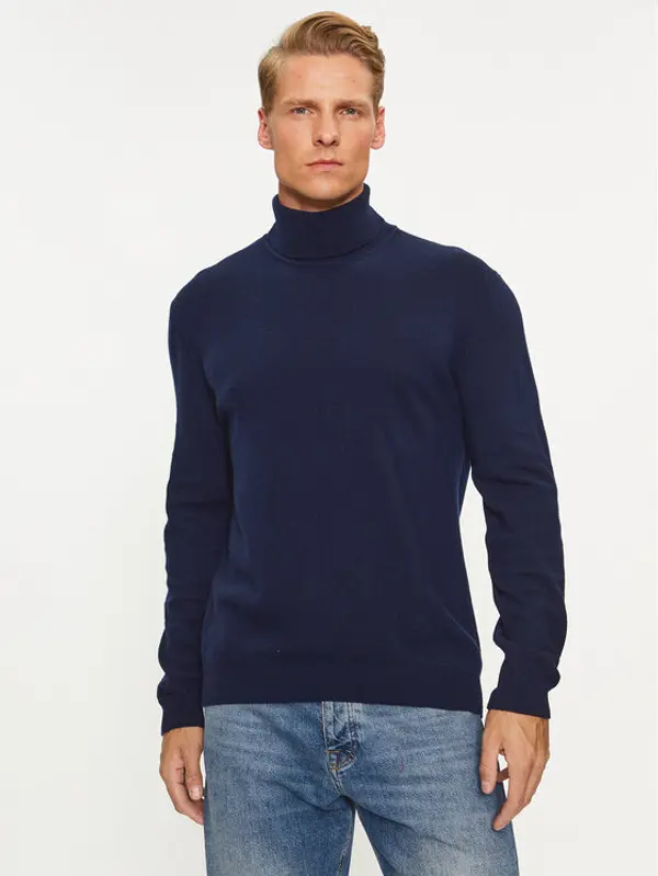 United Colors of Benetton United Colors Of Benetton Dolčevita 1002U2180 Tamnoplava Regular Fit