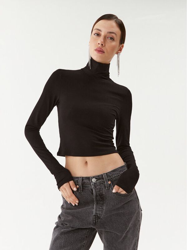 United Colors Of Benetton United Colors Of Benetton Dolčevita 35JBD200N Crna Slim Fit