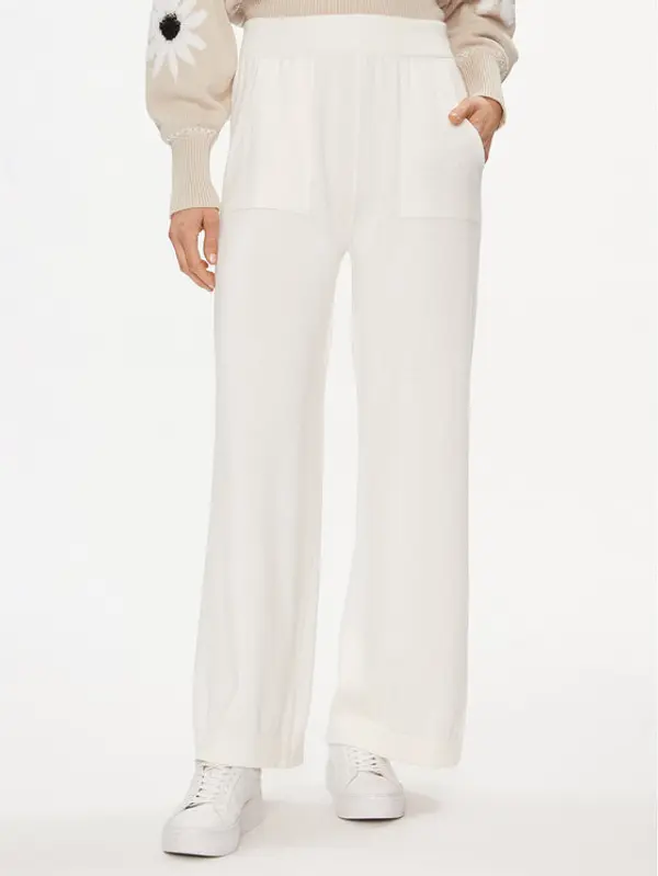 United Colors of Benetton United Colors Of Benetton Donji dio trenerke 1294DF009 Écru Relaxed Fit