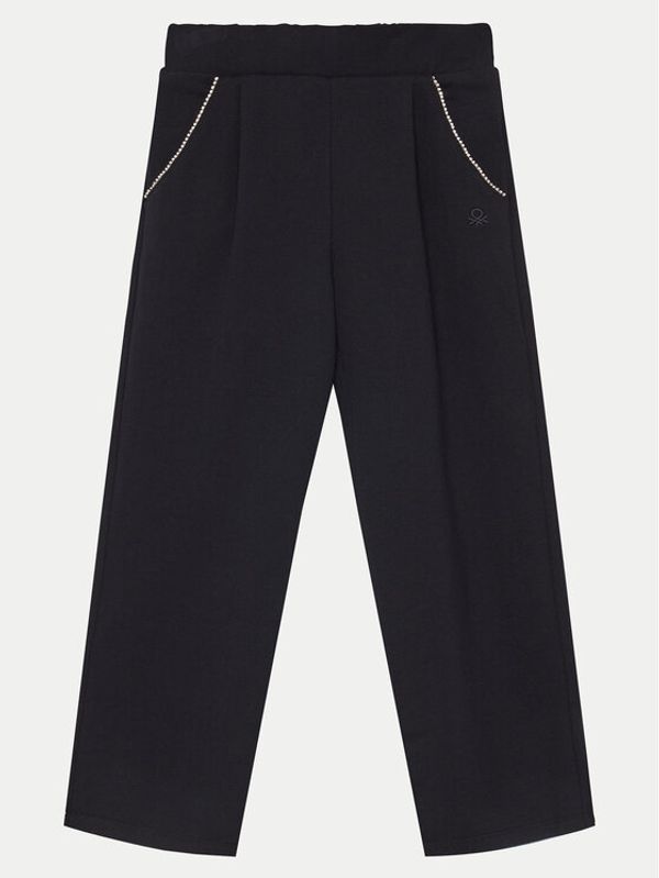 United Colors Of Benetton United Colors Of Benetton Donji dio trenerke 30L3CF05P Crna Regular Fit