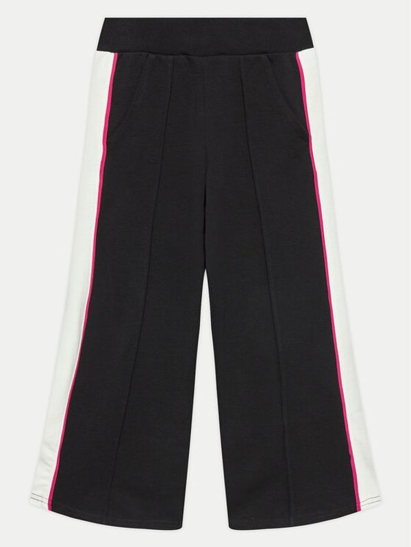 United Colors Of Benetton United Colors Of Benetton Donji dio trenerke 330SCF05B Crna Wide Leg