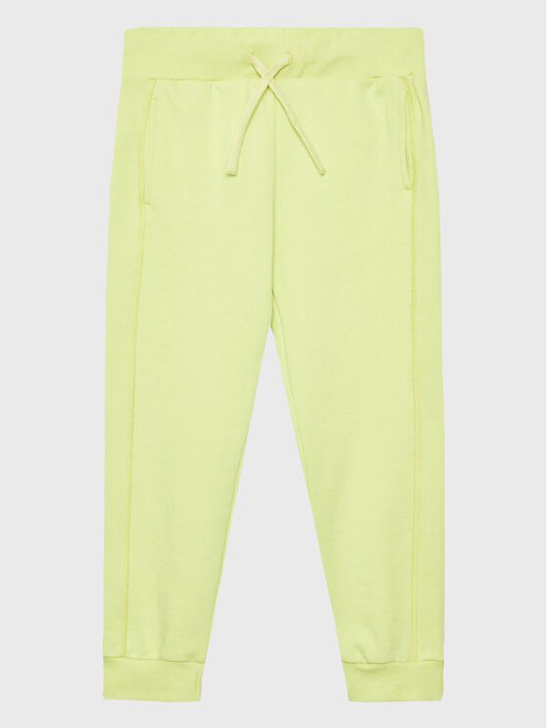 United Colors Of Benetton United Colors Of Benetton Donji dio trenerke 3UHRCF02N Žuta Regular Fit