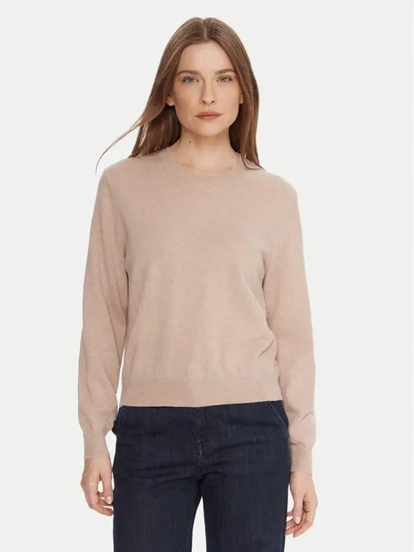United Colors of Benetton United Colors Of Benetton Džemper 1002D10BG Bež Relaxed Fit