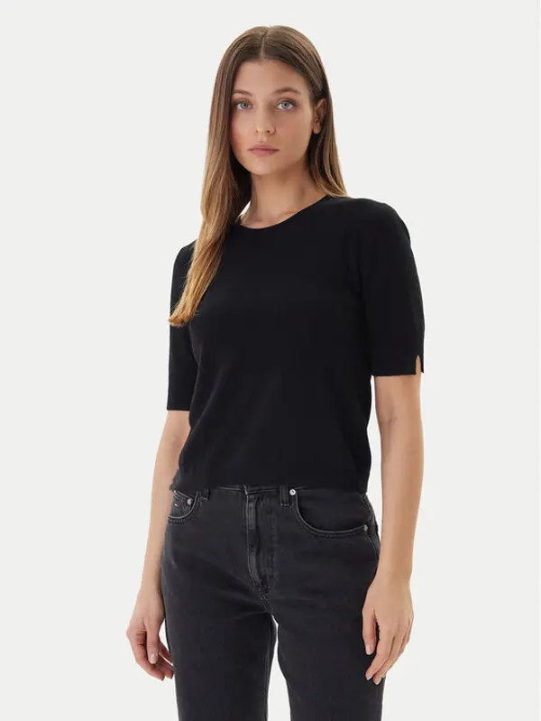 United Colors of Benetton United Colors Of Benetton Džemper 1002D10D2 Crna Regular Fit