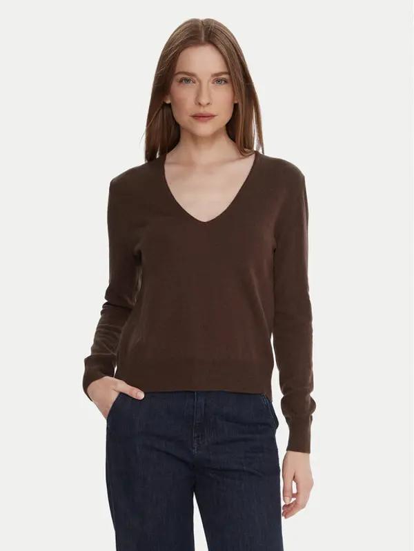 United Colors of Benetton United Colors Of Benetton Džemper 1002D401Y Smeđa Regular Fit