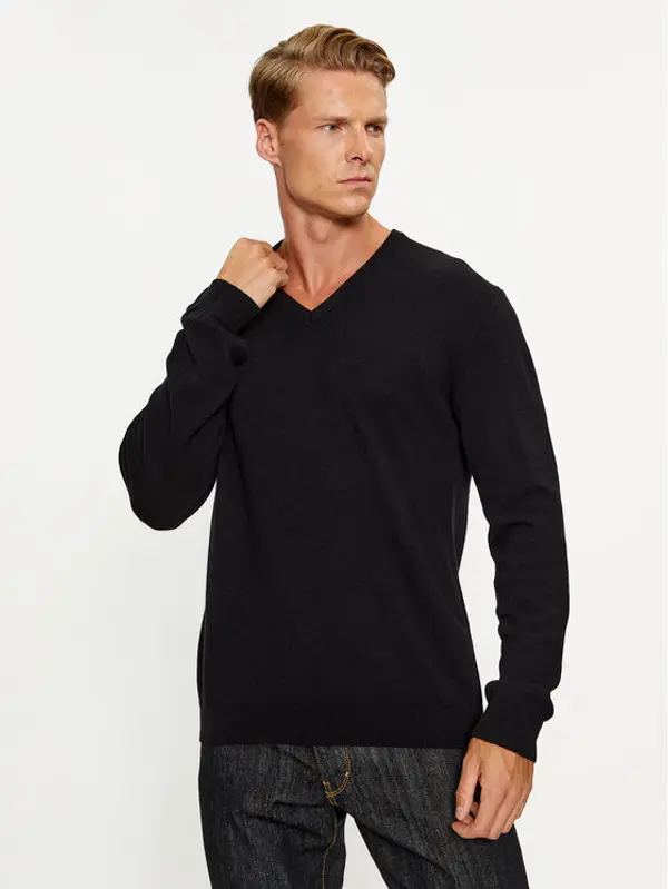United Colors of Benetton United Colors Of Benetton Džemper 1002U4407 Crna Regular Fit