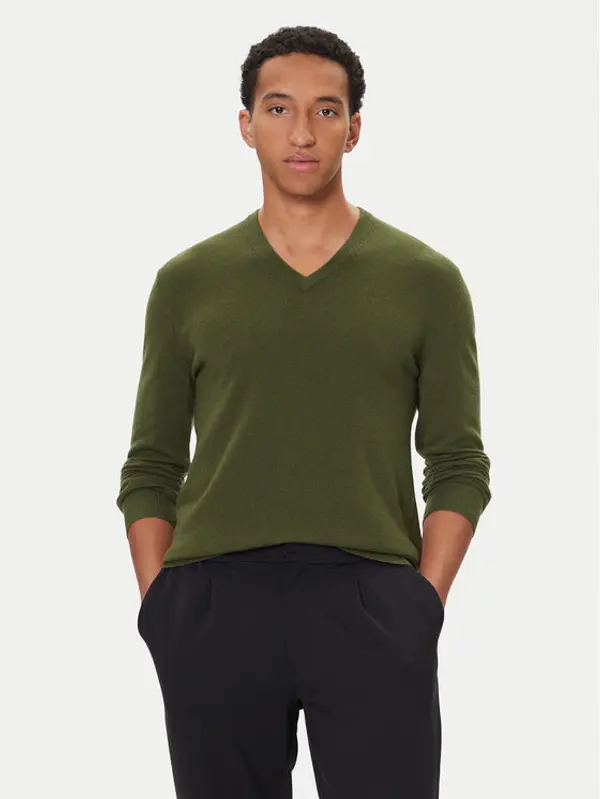 United Colors of Benetton United Colors Of Benetton Džemper 1002U4407 Zelena Regular Fit