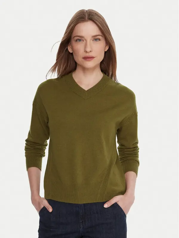 United Colors of Benetton United Colors Of Benetton Džemper 102HD4032 Zelena Relaxed Fit
