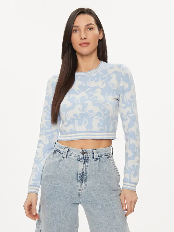 United Colors of Benetton United Colors Of Benetton Džemper 1094E109I Plava Regular Fit