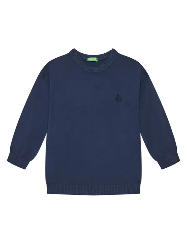 United Colors of Benetton United Colors Of Benetton Džemper 1098G100U Tamnoplava Regular Fit