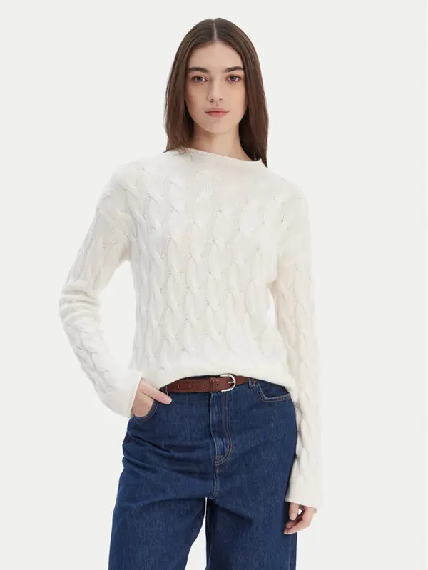 United Colors of Benetton United Colors Of Benetton Džemper 1335D2467 Bijela Regular Fit