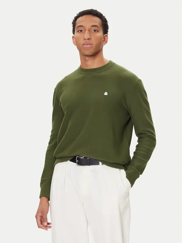 United Colors of Benetton United Colors Of Benetton Džemper 1V4KU10AF Zelena Regular Fit