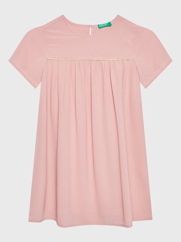 United Colors Of Benetton United Colors Of Benetton Elegantna haljina 493VCV00U Ružičasta Regular Fit