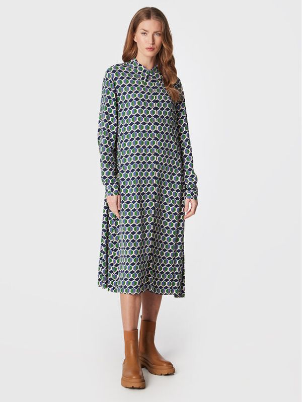 United Colors Of Benetton United Colors Of Benetton Haljina košulja 48D8DV01W Šarena Regular Fit