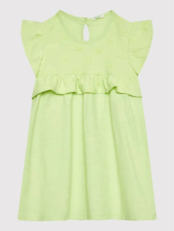 United Colors of Benetton United Colors Of Benetton Haljina za svaki dan 31KAAV001 Zelena Regular Fit