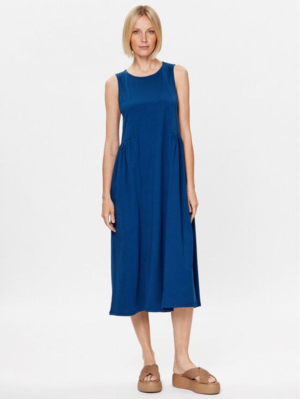 United Colors Of Benetton United Colors Of Benetton Haljina za svaki dan 3BL0DV00O Plava Regular Fit