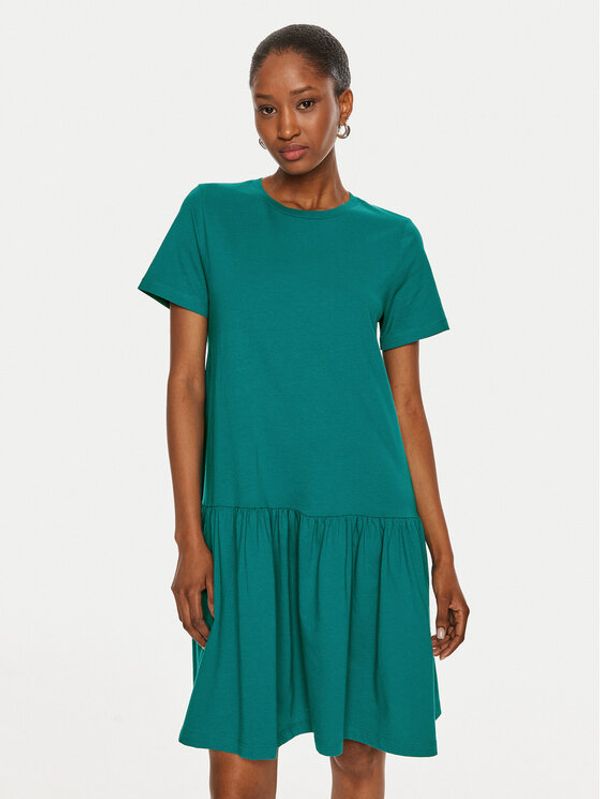 United Colors Of Benetton United Colors Of Benetton Haljina za svaki dan 3U53DV01H Zelena Relaxed Fit